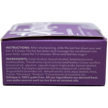 ETHIQUE SOLID CONDITIONER BAR 60G KOOKABARA