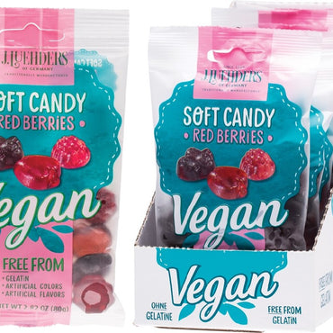J.LUEHDERS SOFT CANDY VEGAN BERRIES 80G