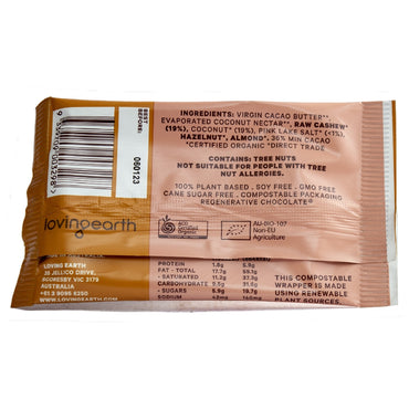 LOVING EARTH SALTED CARAMEL CHOC BAR 30G