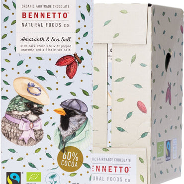 BENNETTO ORG DARK CHOC - AMARANTH & SEA SALT