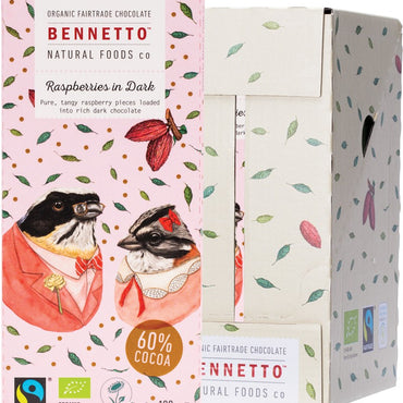 BENNETTO CHOC DARK RASPBERRY 100G