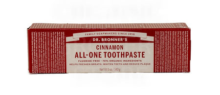 DR BRONNERS TOOTHPASTE CINNAMON 140G