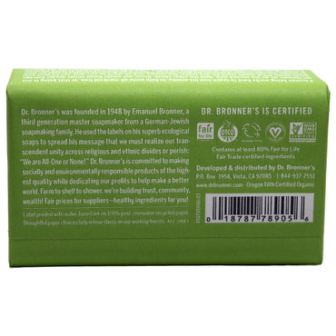 DR BRONNERS GREEN TEA SOAP 140G