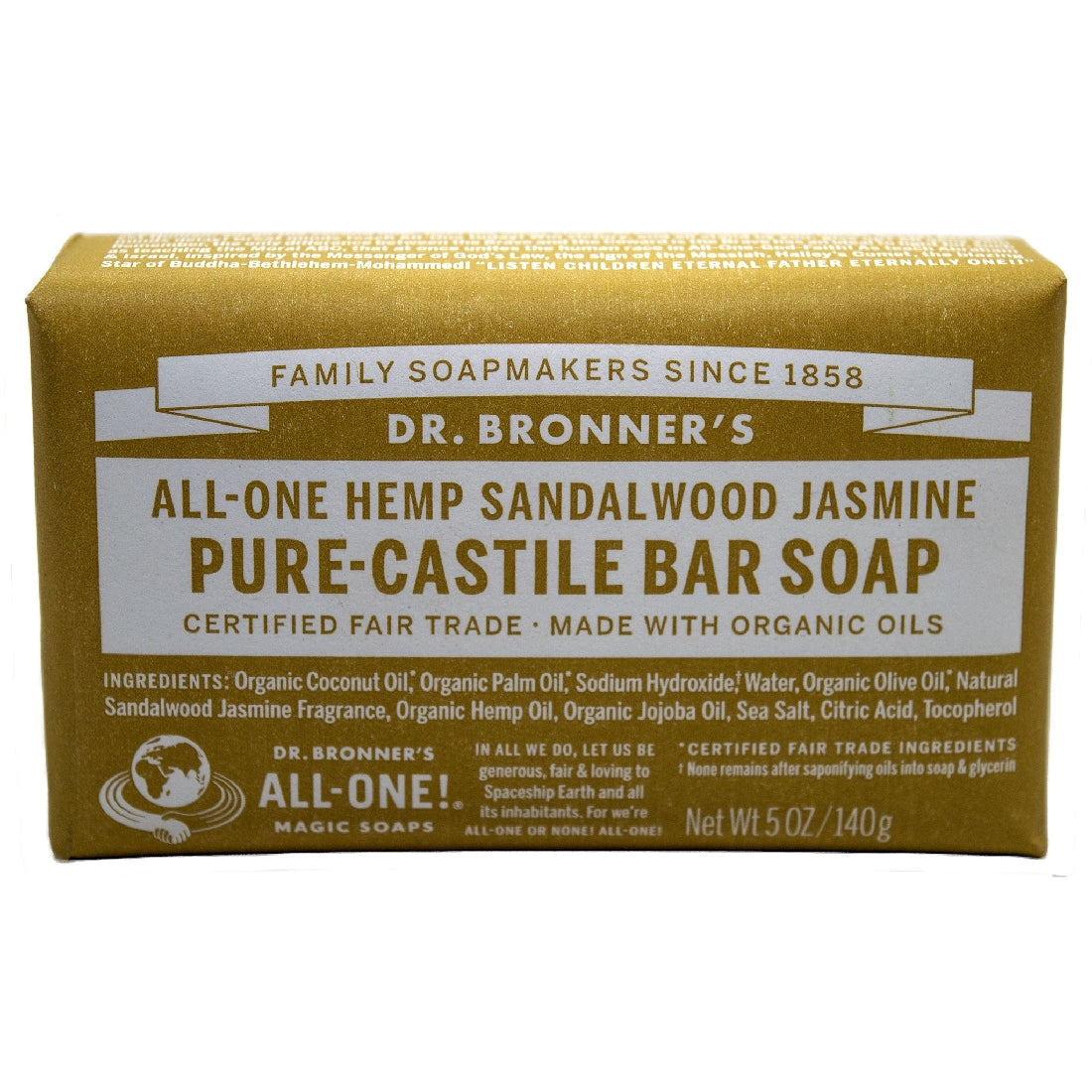 DR.BRONNERS BAR SOAP SANDALWOOD