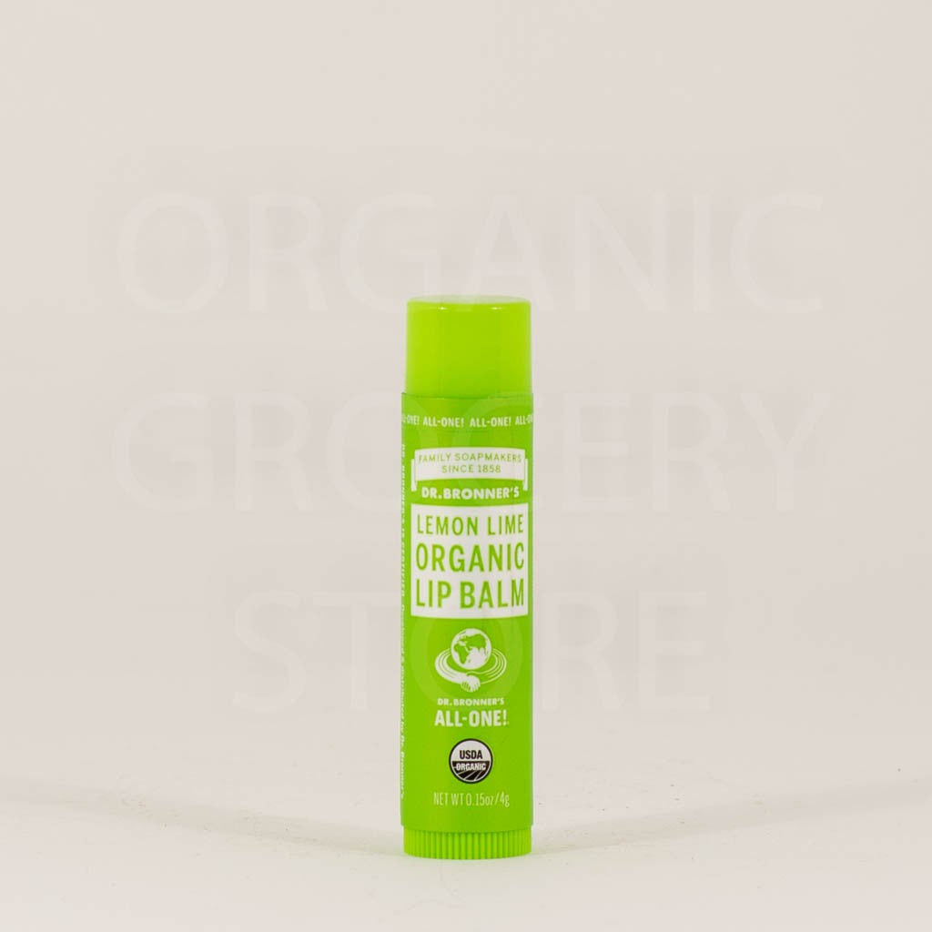 DR BRONNERS LIPBALM LEMON LIME