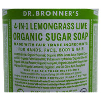 DR BRONNERS LEMONGRASS LIME PUMP SOAP 356ML