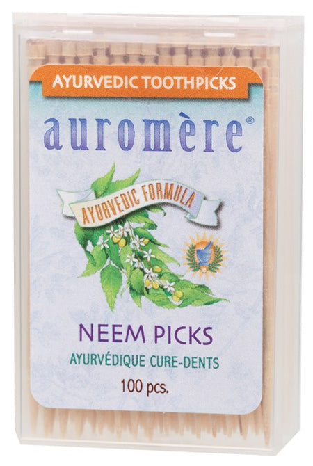 AUROMERE TOOTHPICKS NEEM X100