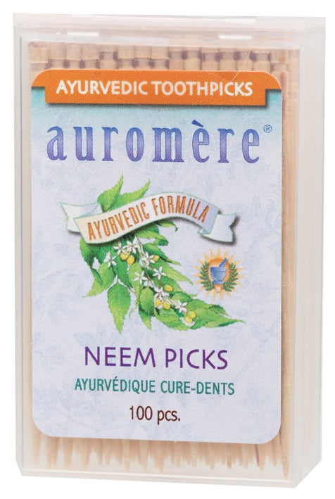 AUROMERE TOOTHPICKS NEEM X100