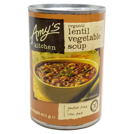 AMYS KITCHEN LENTIL VEGETABLE SOUP 411G