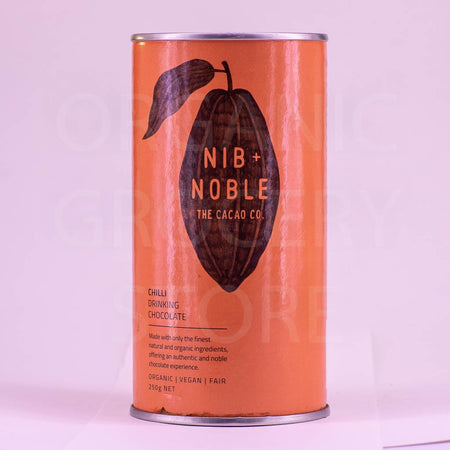 NIB & NOBLE CHILLI ORGANIC DRINKING CHOCOLATE 250G