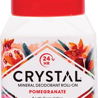 CRYSTAL ESSENCE DEODORANT POMEGRANATE ROLL-ON 66ML