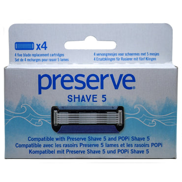 PRESERVE SHAVE REPLACEMENT BLADES 4