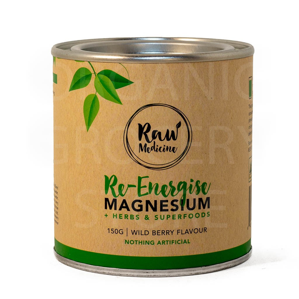 RAW MEDICINE RE ENERGISE MAGNESIUM 150G