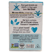 GLEE NATURAL CHEWING GUM- WINTERGREEN 16PCS