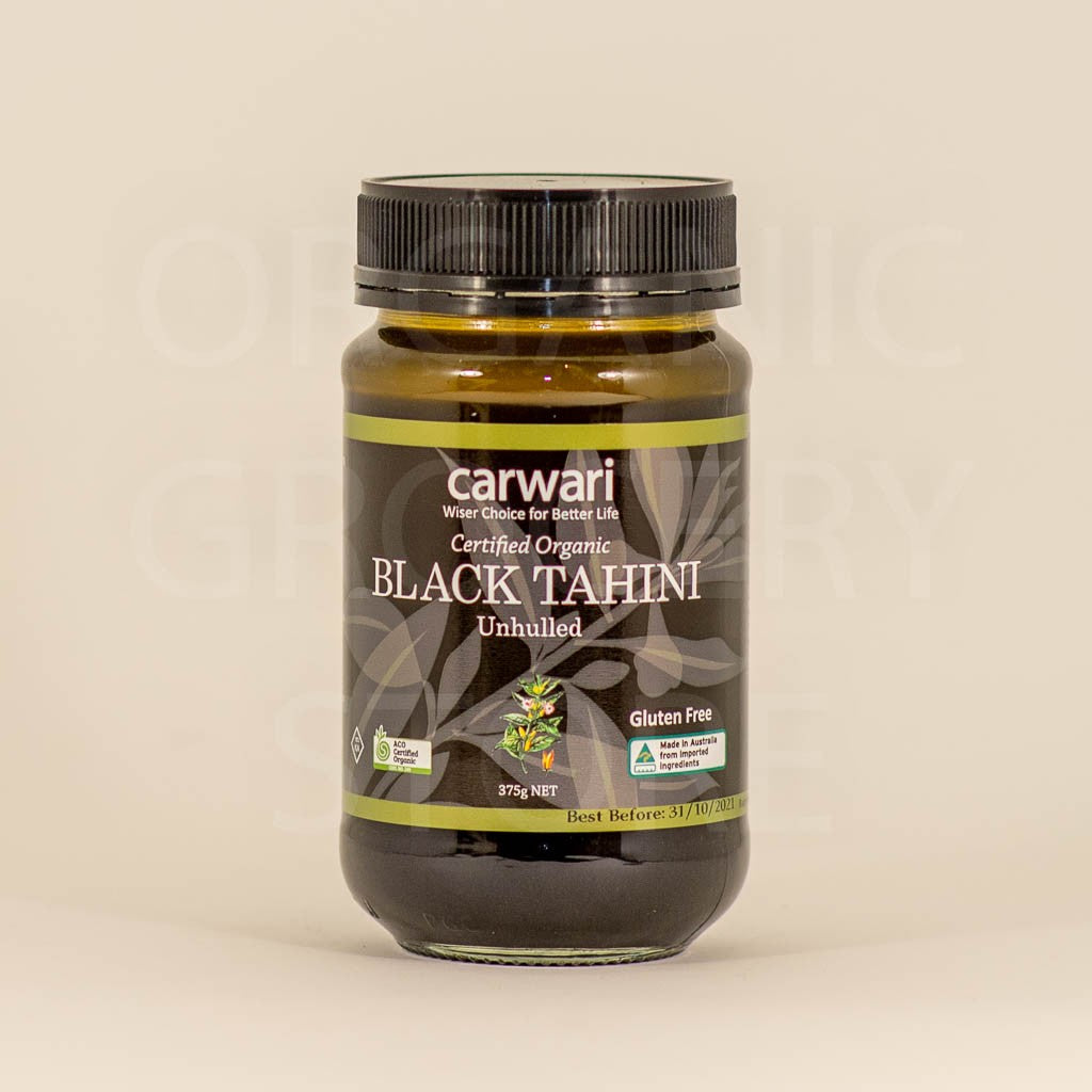 CARWARI ORGANIC BLACK TAHINI 375G