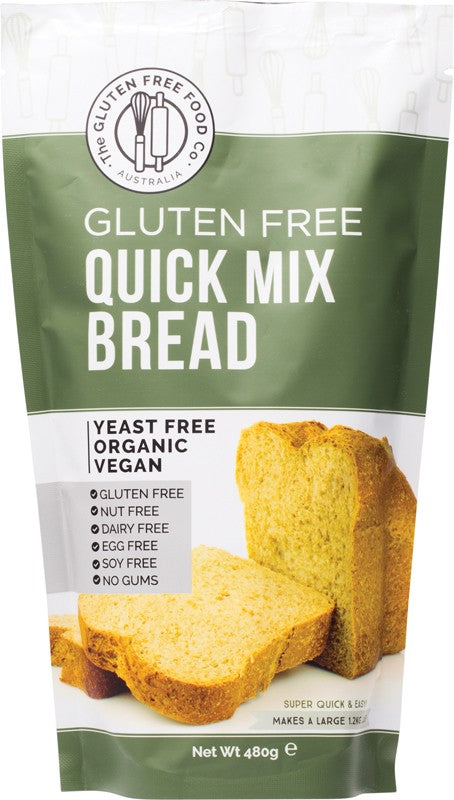 THE GLUTEN FREE FOOD CO QUICK MIX BREAD 480G