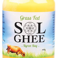 SOL ORGANICS GRASS FED GHEE 450G