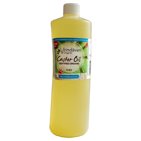 VRINDAVAN CASTOR OIL CERTIFIED ORGANIC 1L