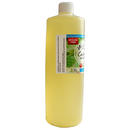 VRINDAVAN CASTOR OIL CERTIFIED ORGANIC 1L