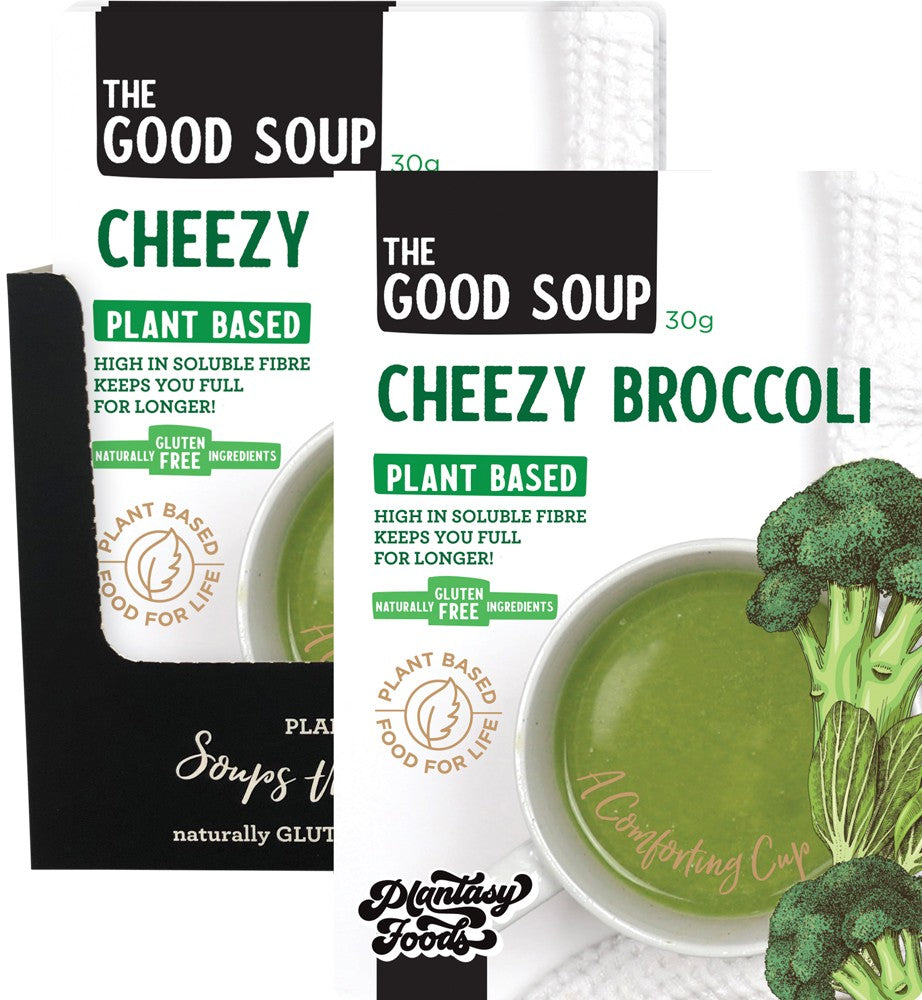 PLANTASY FOODS - THE GOOD SOUP - CHEEZY BROCCOLI 30G