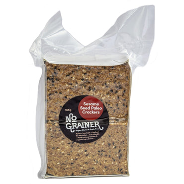 NO GRAINER PALEO CRACKERS WITH SESAME SEEDS 185G