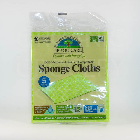 IF YOU CARE SPONGE CLOTH 5PK