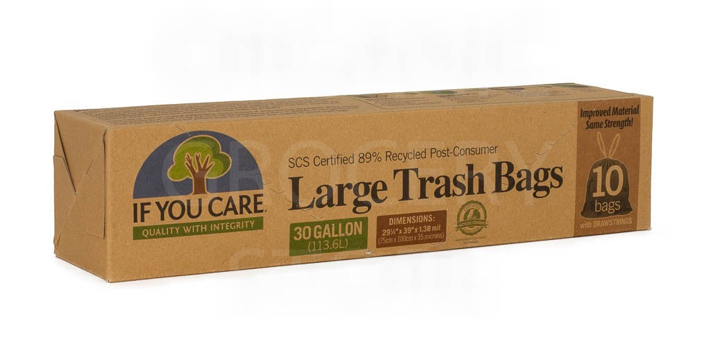 IF YOU CARE TRASH BAGS LARGE