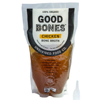 GOOD BONES CHICKEN BONE BROTH ORGANIC 500G