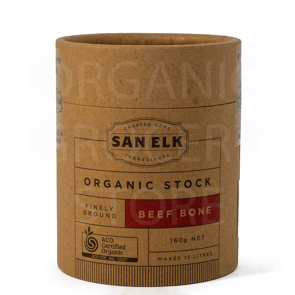 SAN ELK ARTISAN BEEF BONE STOCK 160G