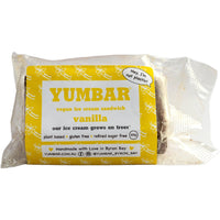 YUMBAR VEGAN ICE CREAM SANDWICH - VANILLA 100G