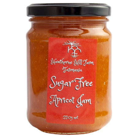 HAWTHORNE HILL FARM SUGAR FREE APRICOT JAM 250G