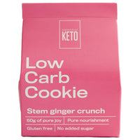 ESSENTIALLY KETO STEM GINGER CRUNCH BISCUITS 60G