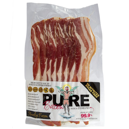 BOKS PURE STREAKY BACON 180G