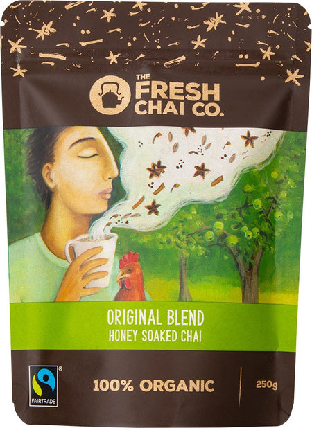 THE FRESH CHAI CO. ORIGINAL BLEND HONEY SOAKED 250G