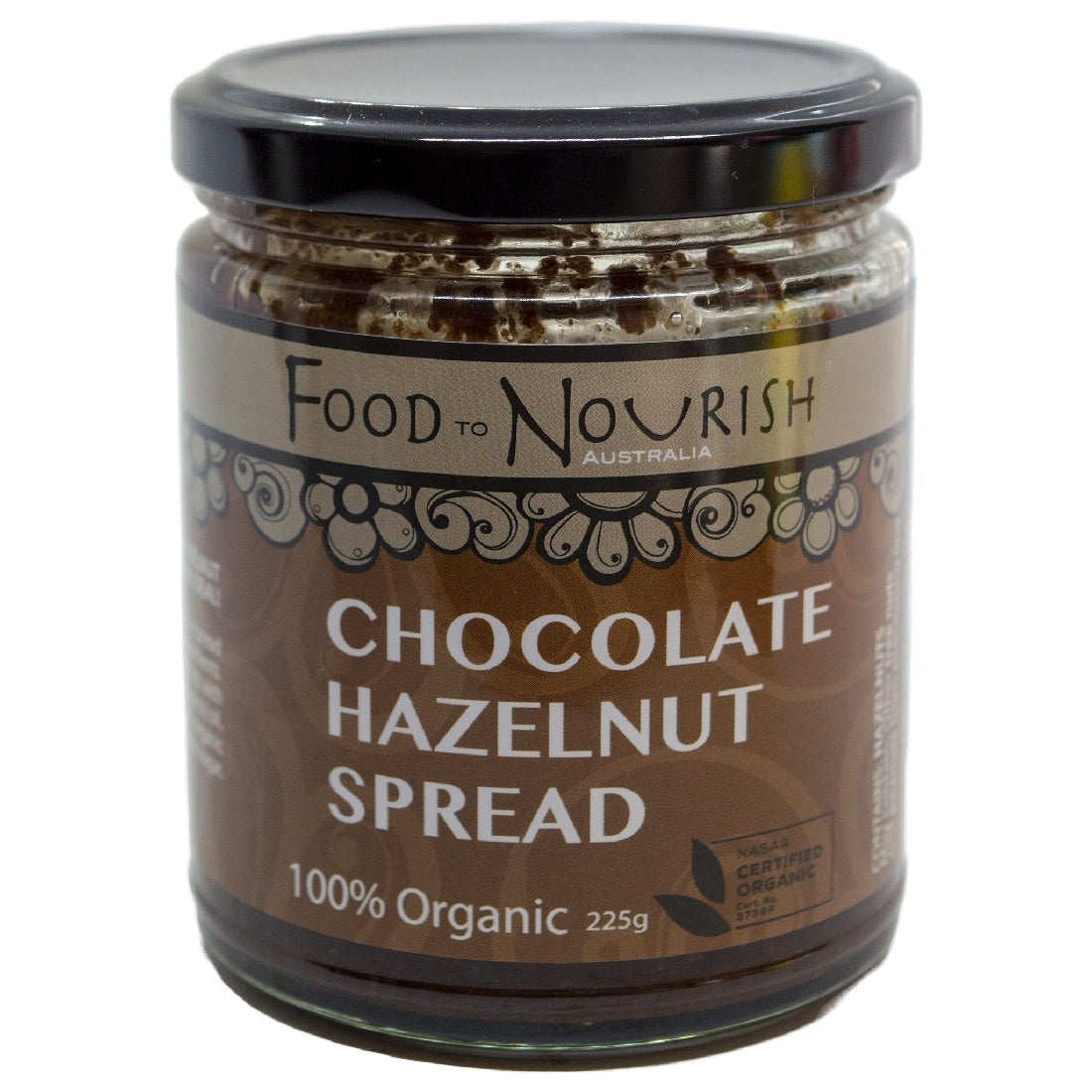 FOOD TO NOURISH CHOC HAZELNUT SPREAD 225G