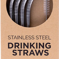 EVER ECO STAINLESS STEEL STRAWS- BENT 4