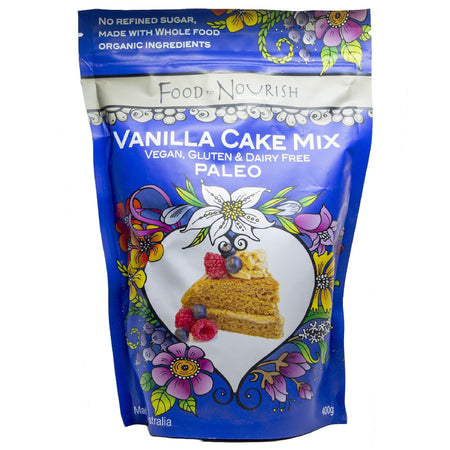 FOOD TO NOURISH VANILLA CAKE MIX 400G