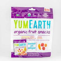 YUM EARTH FRUIT SNACKS 5 SNACK PACKS