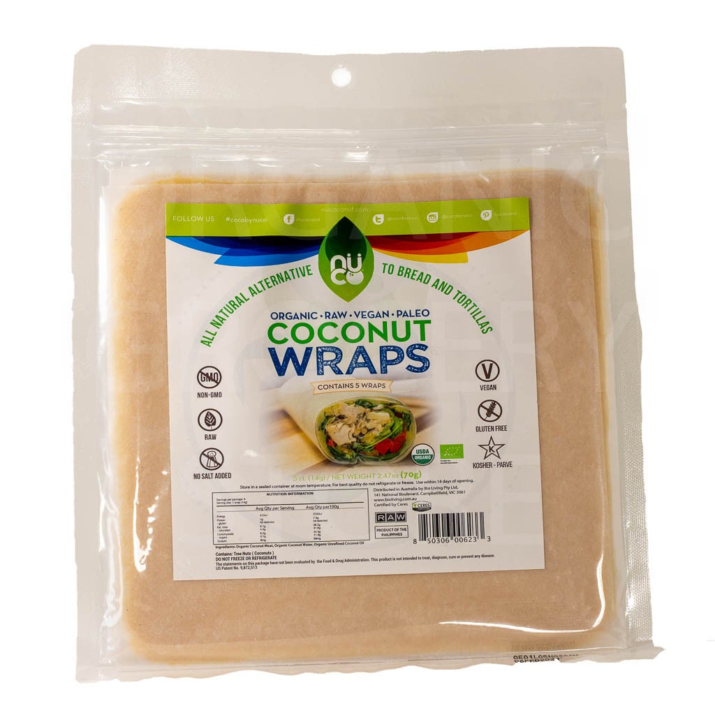 NUCO COCONUT WRAPS 5 PACK