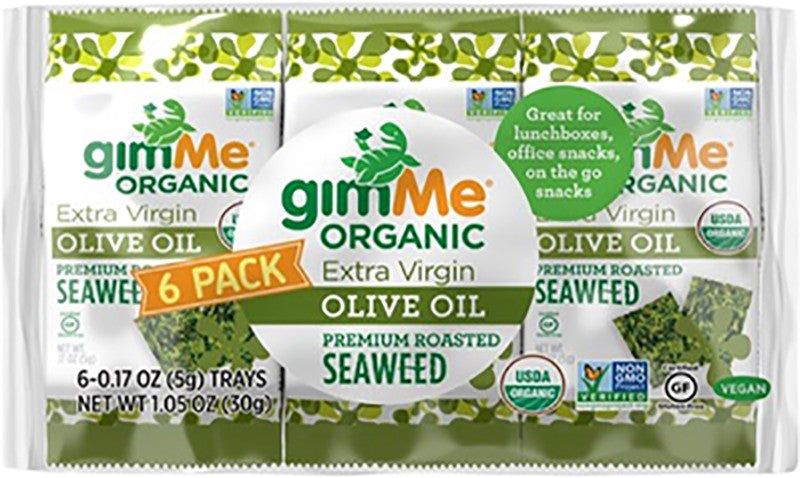 GIMME ROASTED SEAWEED OLIVE OIL 6X5G