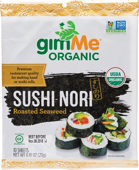 GIMME SEAWEED SUSHI NORI 10 SHEETS