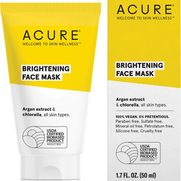 ACURE FACE MASK BRIGHTENING 50ML