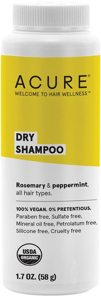 ACURE DRY SHAMPOO ROSEMARY & PEPPERMINT (ALL HAIR TYPES) 58G