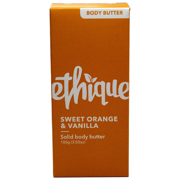 ETHIQUE BODY BUTTER 100G SWEET ORANGE AND VANILLA