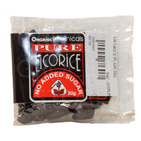 ORGANIC BOTANICALS LICORICE PLAIN 20G BAG