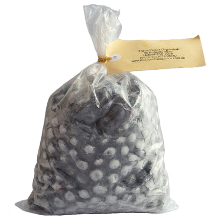 THREE PEAKS FROZEN ORGANIC BLUEBERRIES 1KG