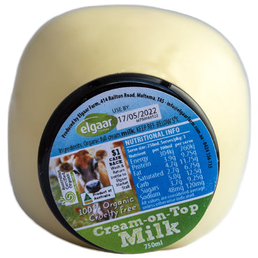 ELGAAR FRESH MILK 750ML