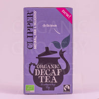 CLIPPER ORGANIC DECAF TEA 20 BAGS