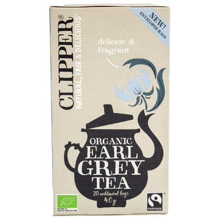 CLIPPER - EARL GREY ORGANIC 40G (20 BAGS)