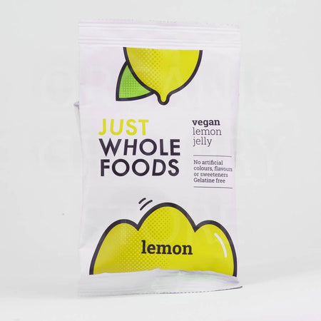 JUST WHOLEFOODS VEGAN JELLY LEMON 85G